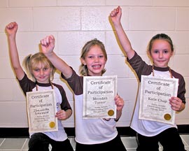 Cheering certificates