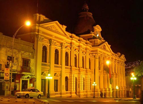 La Paz Square, Night