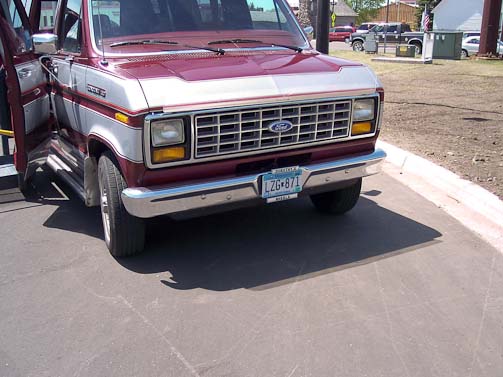 Dorothy's Wheels license plate holder.