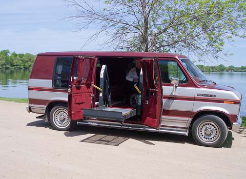 Our favorite picture of our new van.
